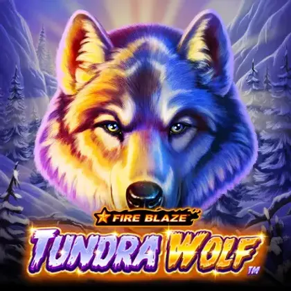 Fire Blaze Golden Tundra Wolf